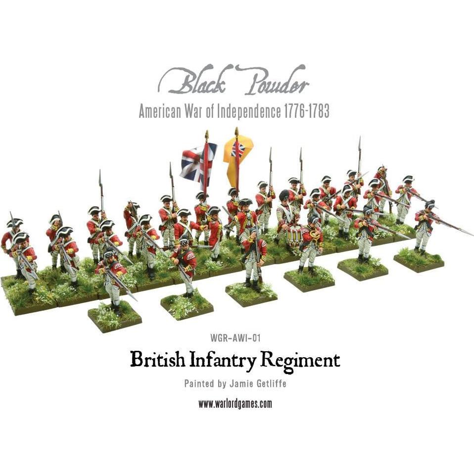 Kit de Modelo Regimiento de Infantería Británica 1:56 Warlord