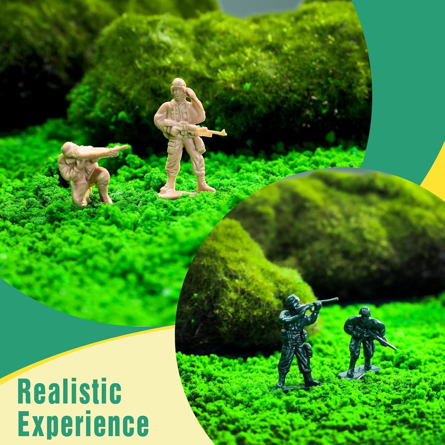 200 Soldados de Juguete del Ejército CHAXUNTEN - Figuras de Acción