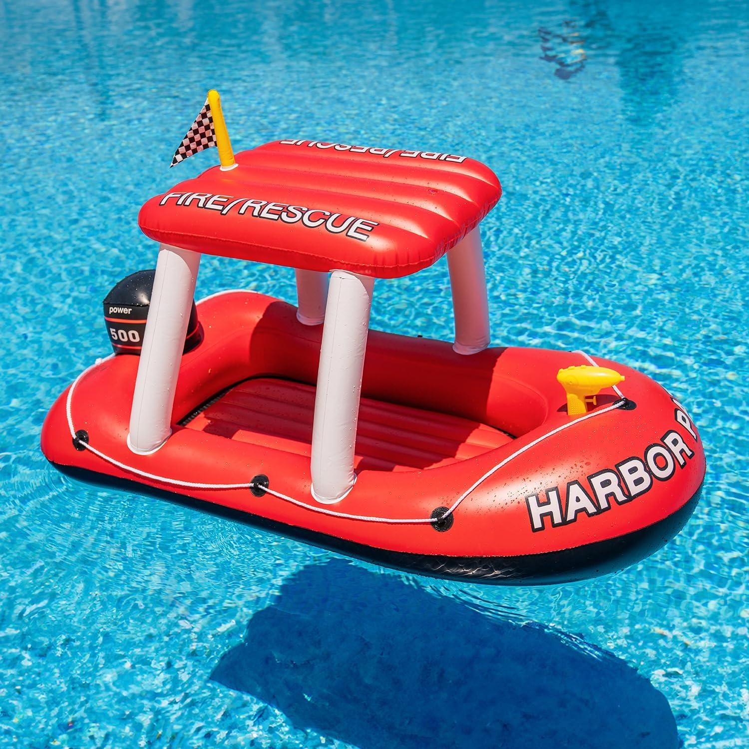 Flotador Inflable Zona Tech PA0007 Barco Retro 167 cm