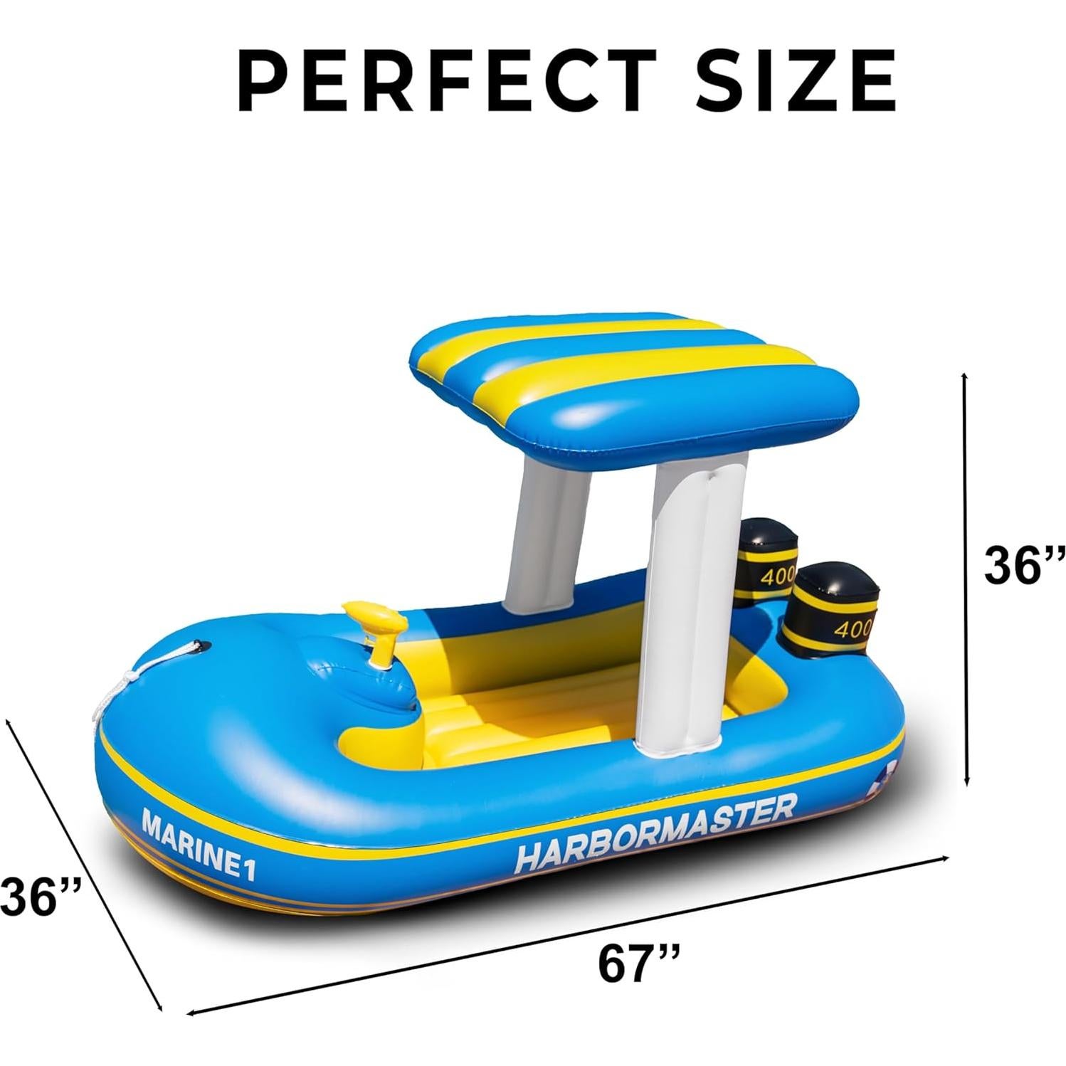 Flotador Inflable Zona Tech PA0007 Barco Retro 167 cm