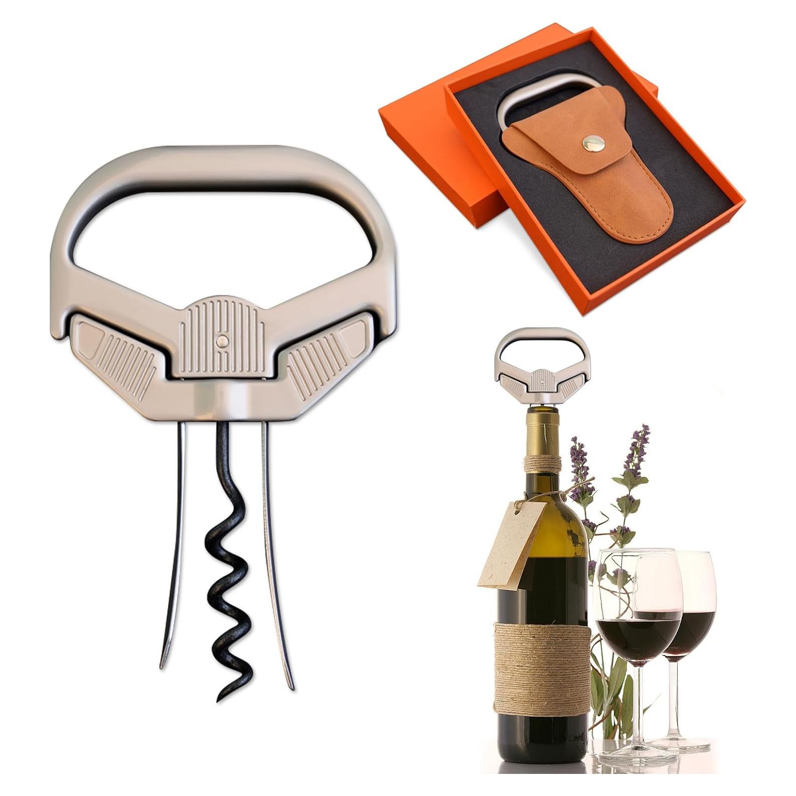 Abridor de vino 3 en 1 KERHAND para tapones frágiles