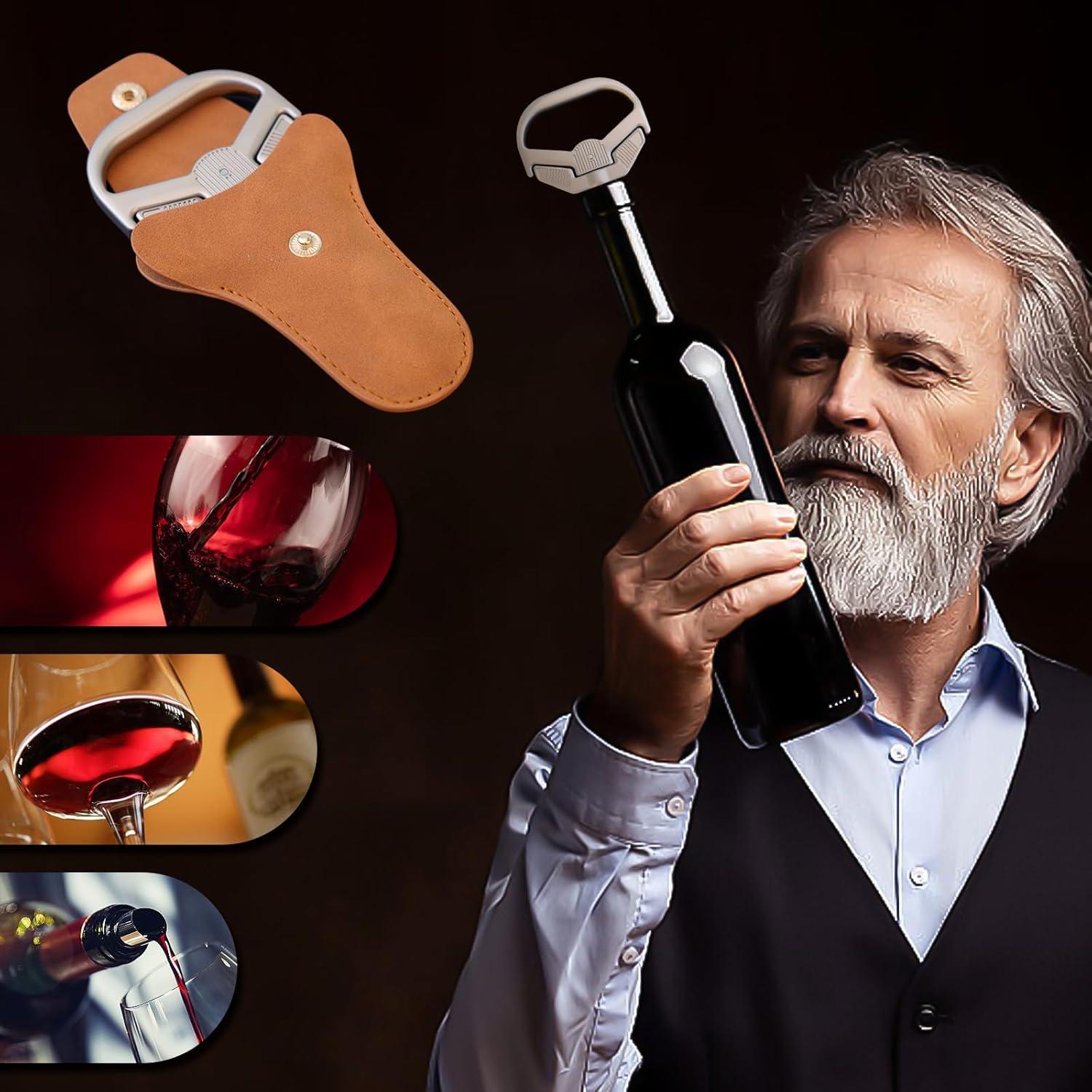 Abridor de vino 3 en 1 KERHAND para tapones frágiles