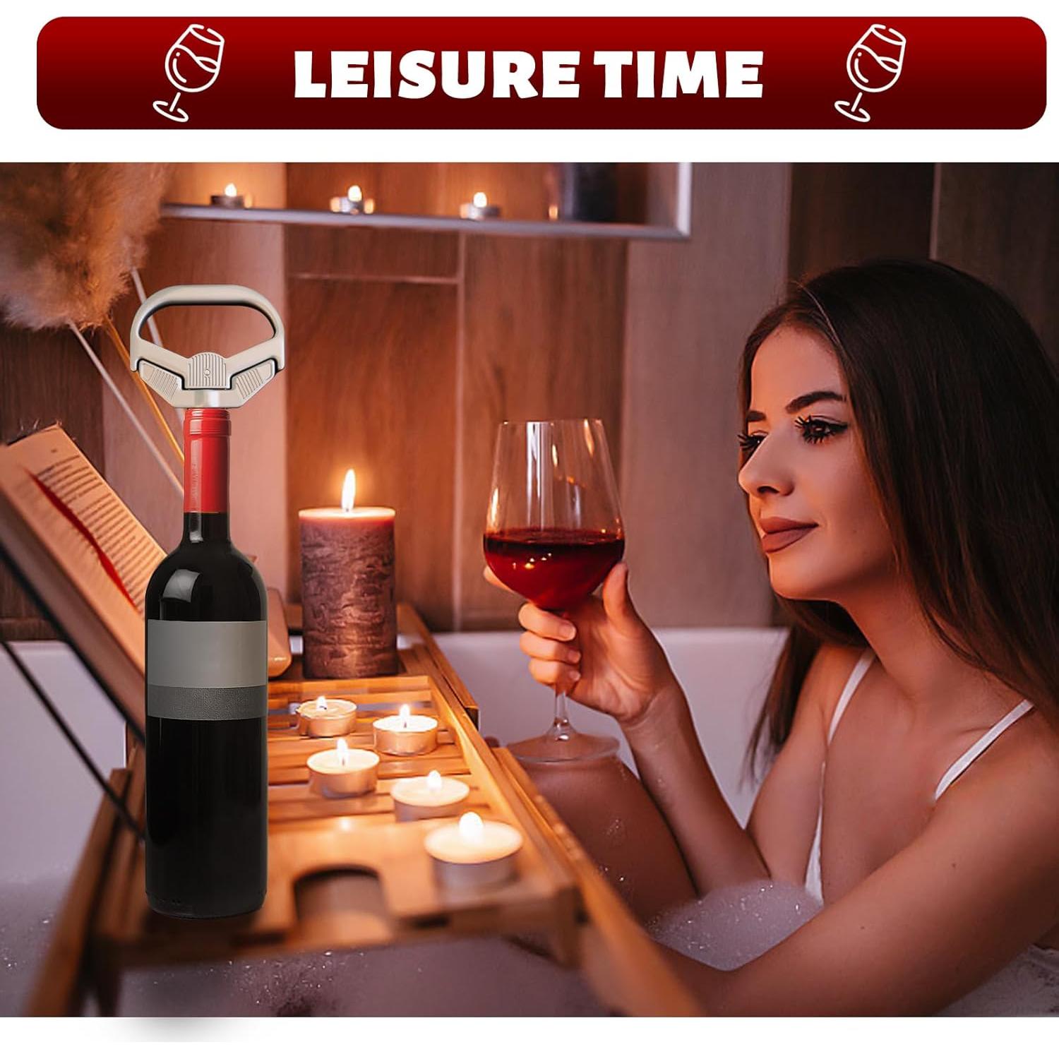 Abridor de vino 3 en 1 KERHAND para tapones frágiles