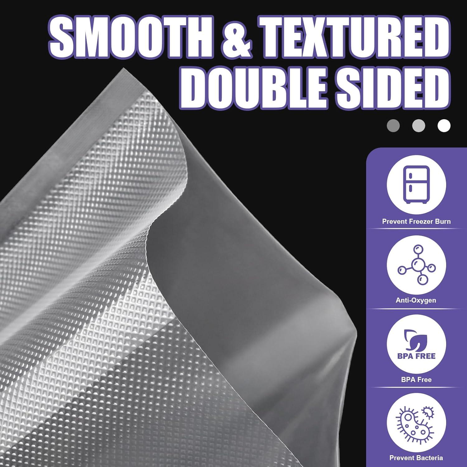 Bolsas de Sellado al Vacío CAREGY 400 Piezas 20 x 30 cm BPA Libre