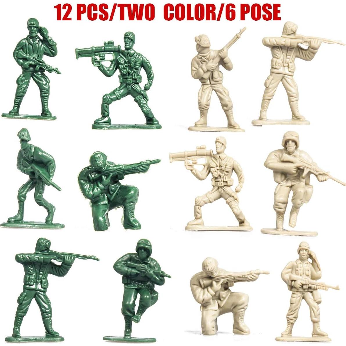 Juego de 18 vehículos militares Singer con tanques y soldados