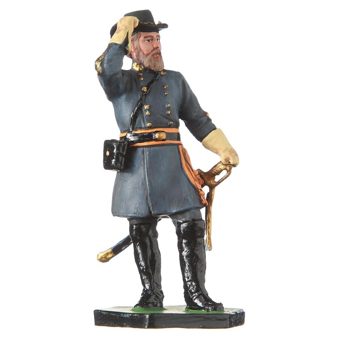 Figurita Soldado de Estaño General Longstreet 54mm Danila