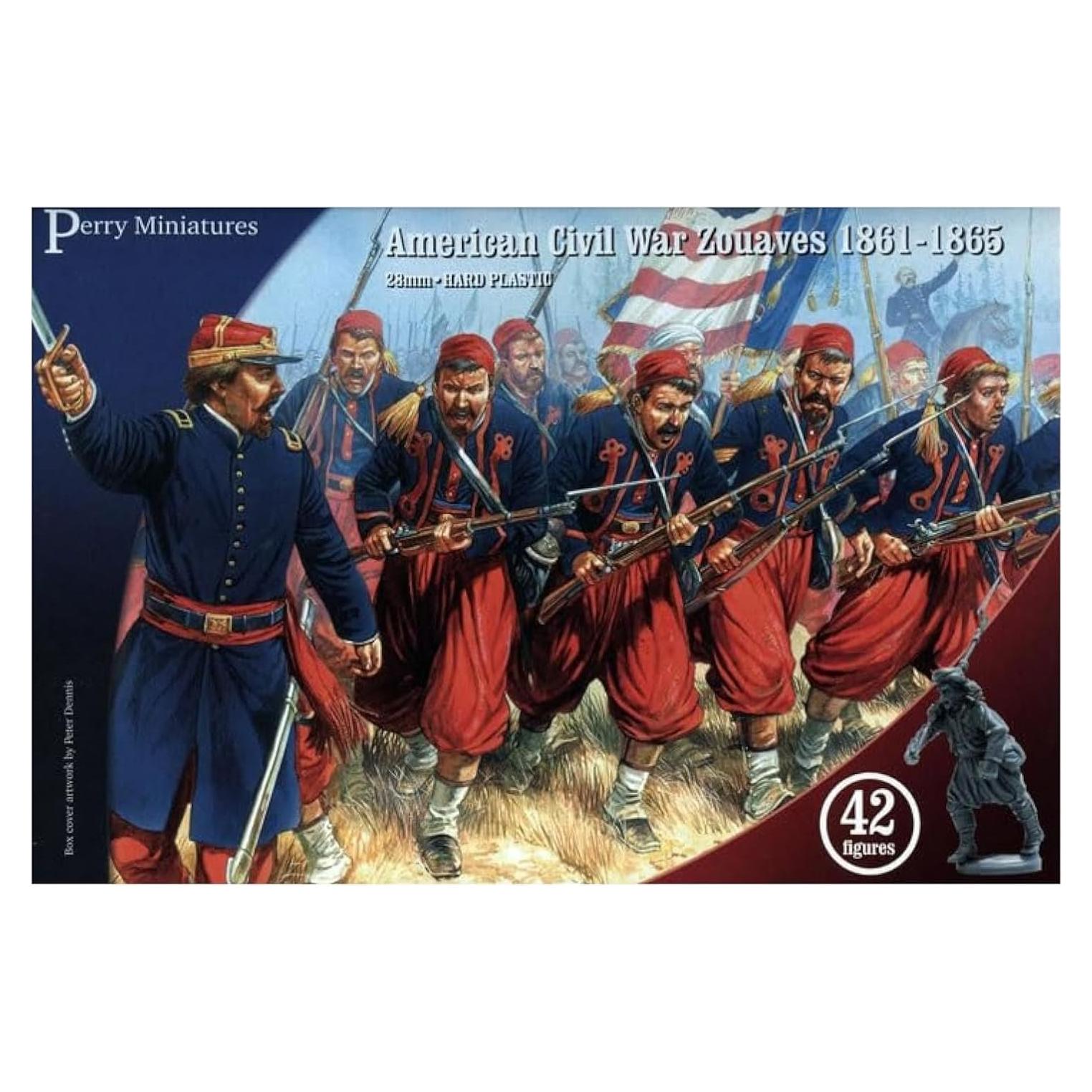 Kit de Soldados de Juguete Perry Miniatures 42 Zouaves 28mm