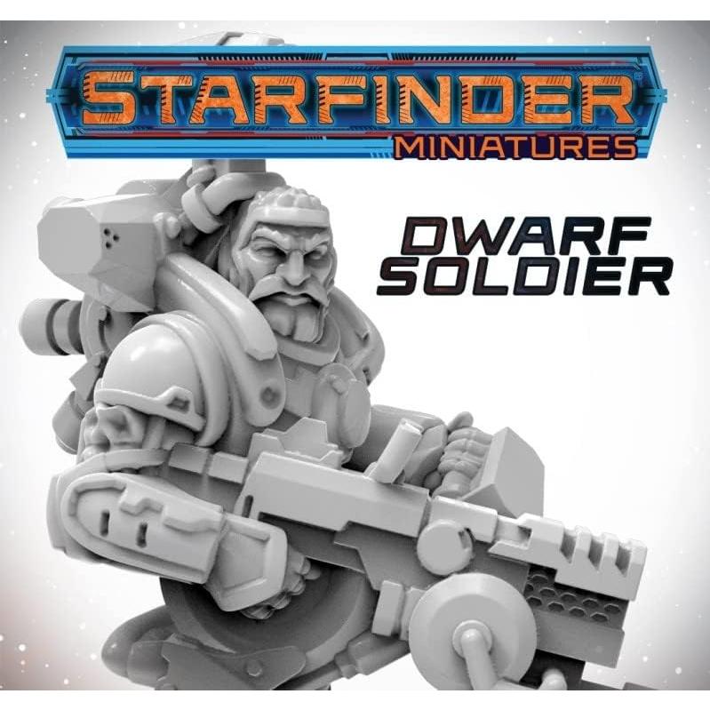 Miniatura Sin Pintar Soldado Enano 32mm Archon Studio