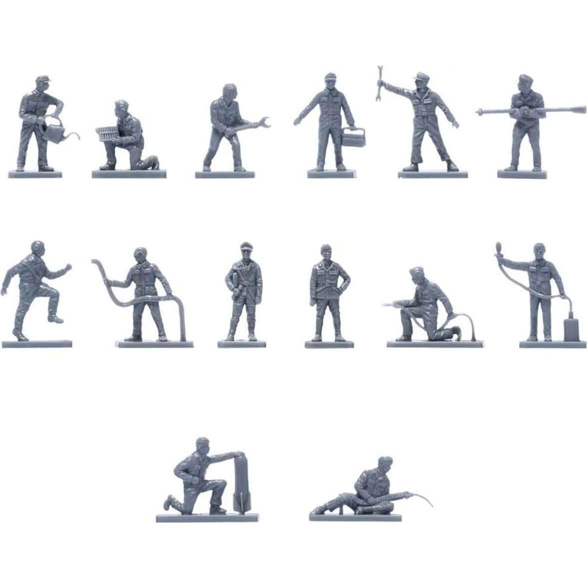 Figuras de Mini Ejército Airfix Luftwaffe 1:76 - 46 Piezas