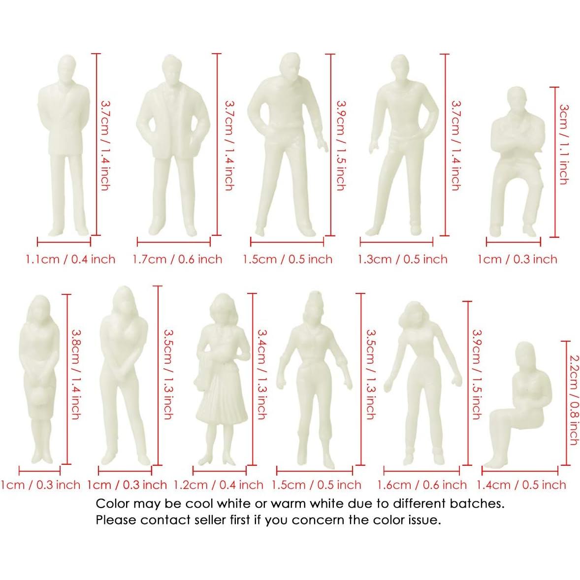 Figuras Miniatura Sin Pintar 1:50 DS. ESTILO DISTINTIVO