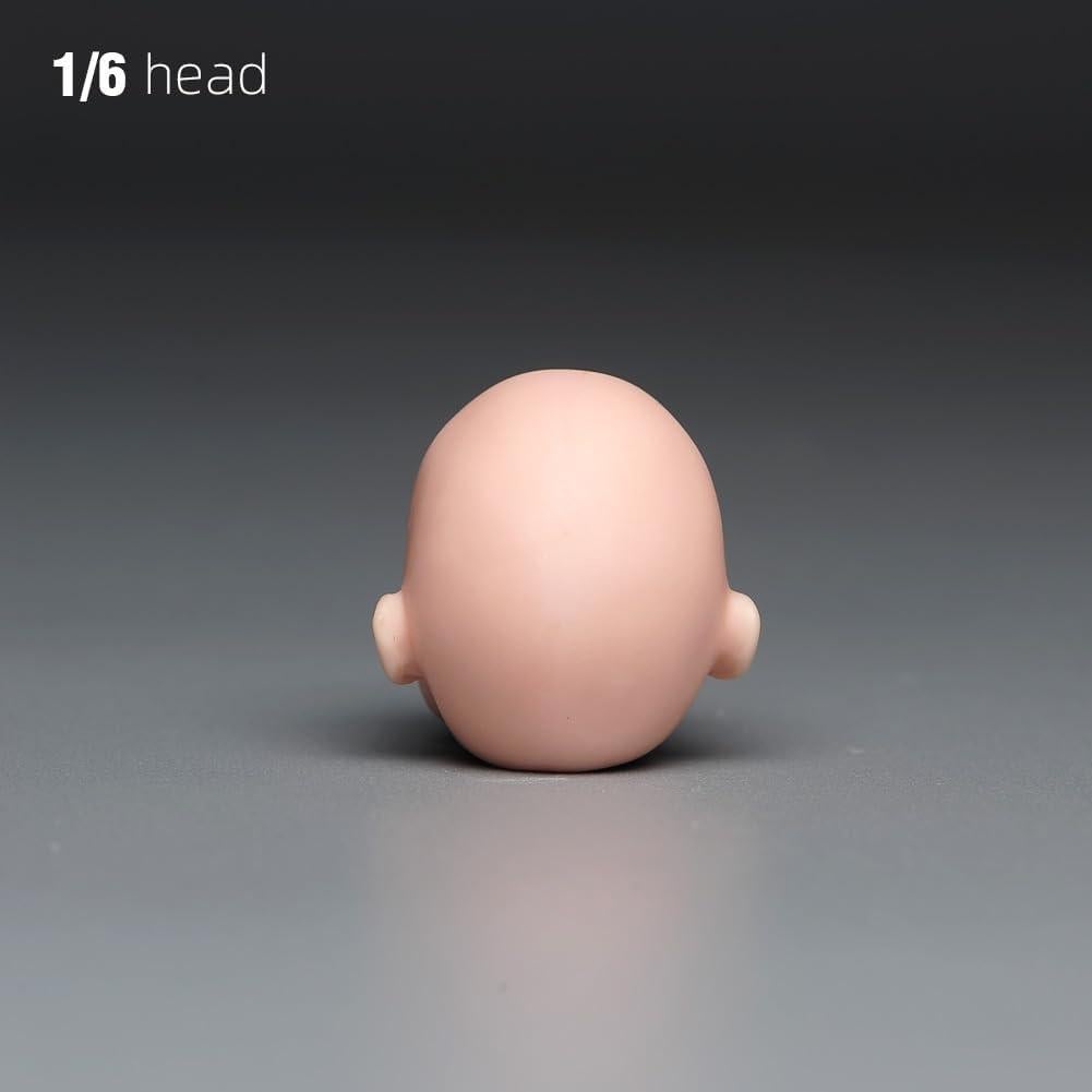 Escultura Cabeza Femenina 1/6 RoofWorld PVC para Figura de Acción