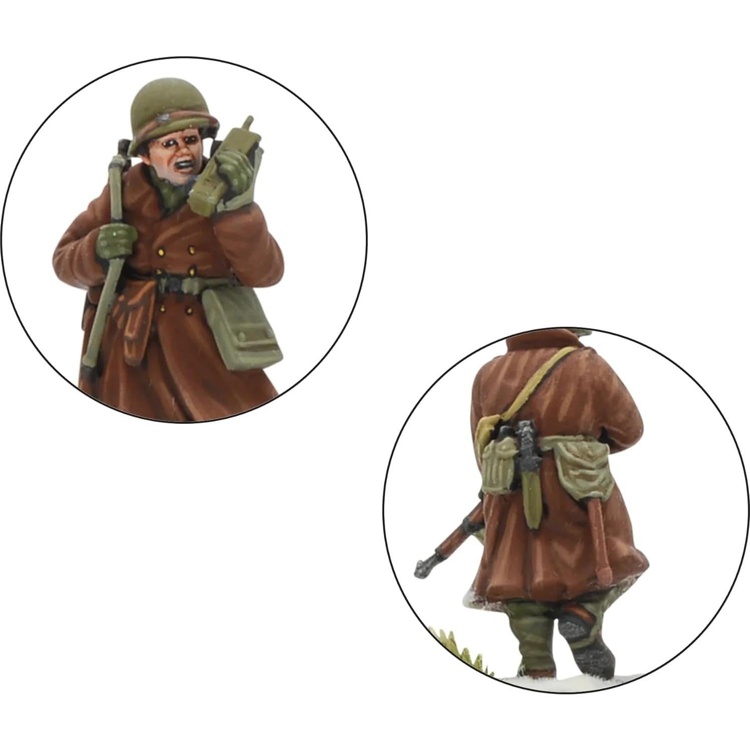 Miniaturas de Guerra Warlord Games Pelotón EE. UU. Invierno 28mm