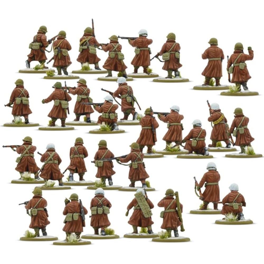 Miniaturas de Guerra Warlord Games Pelotón EE. UU. Invierno 28mm