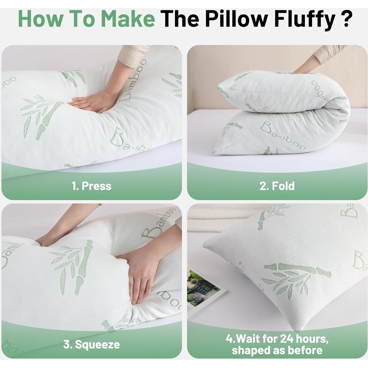 Almohada Corporal Primesoft 50x137 cm Espuma Viscoelástica