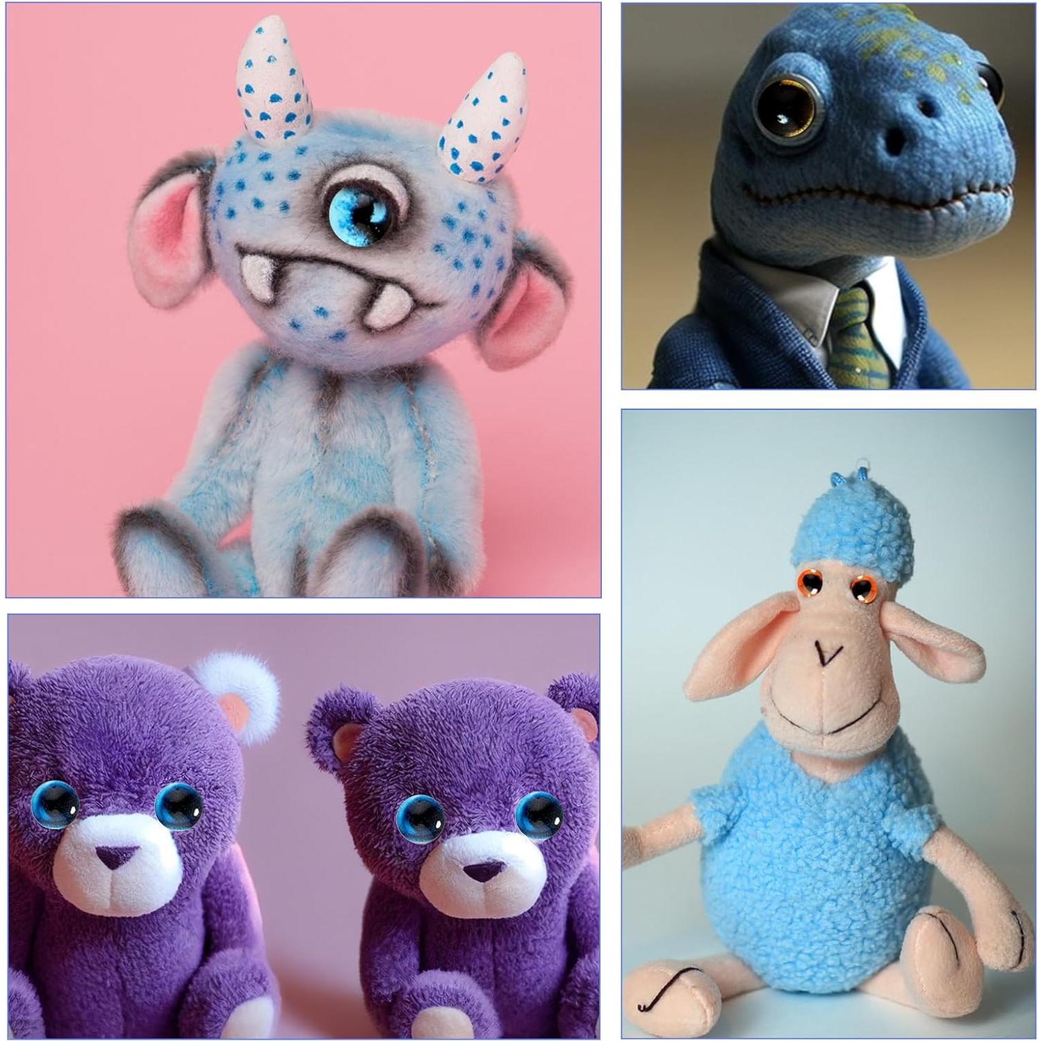 100 Ojos de Vidrio 6mm para Manualidades DIVINA VITAE