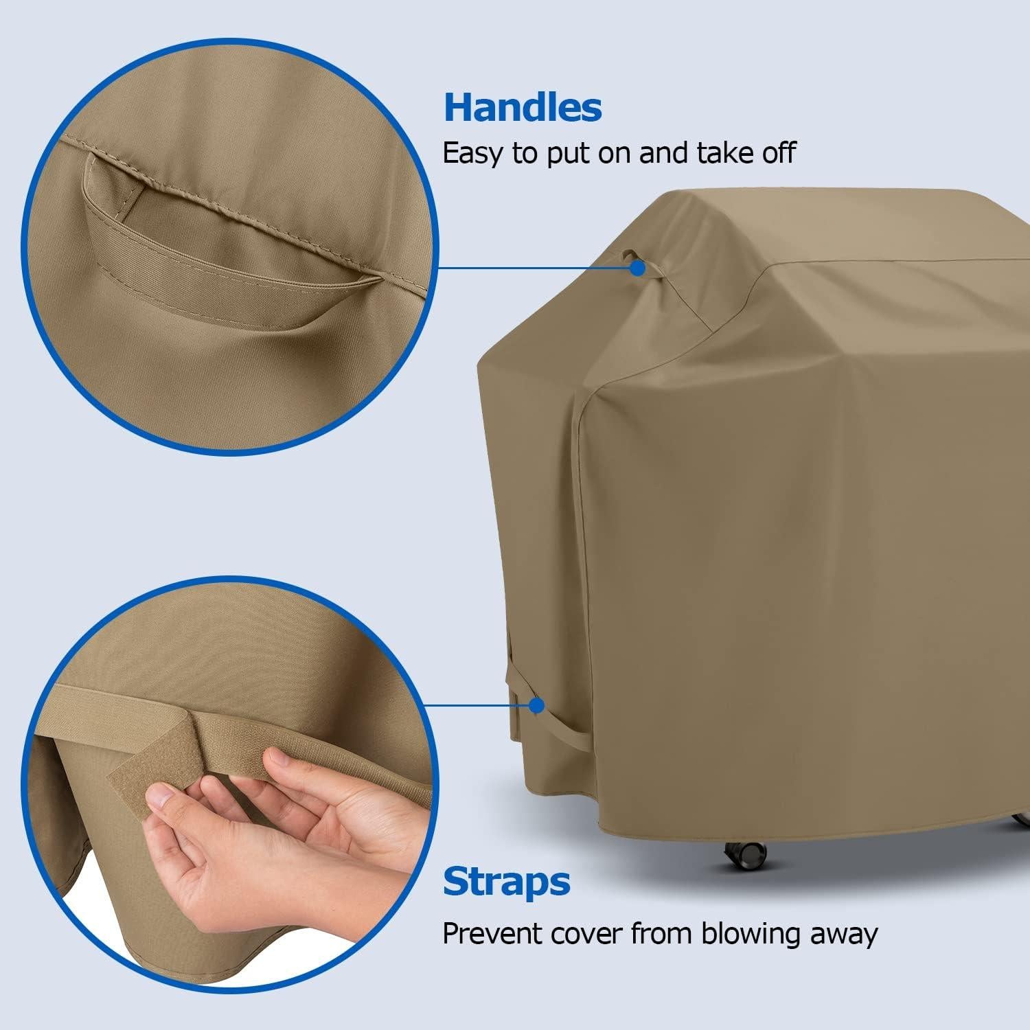 Cubierta para Parrilla SunPatio 165 cm Impermeable Taupe