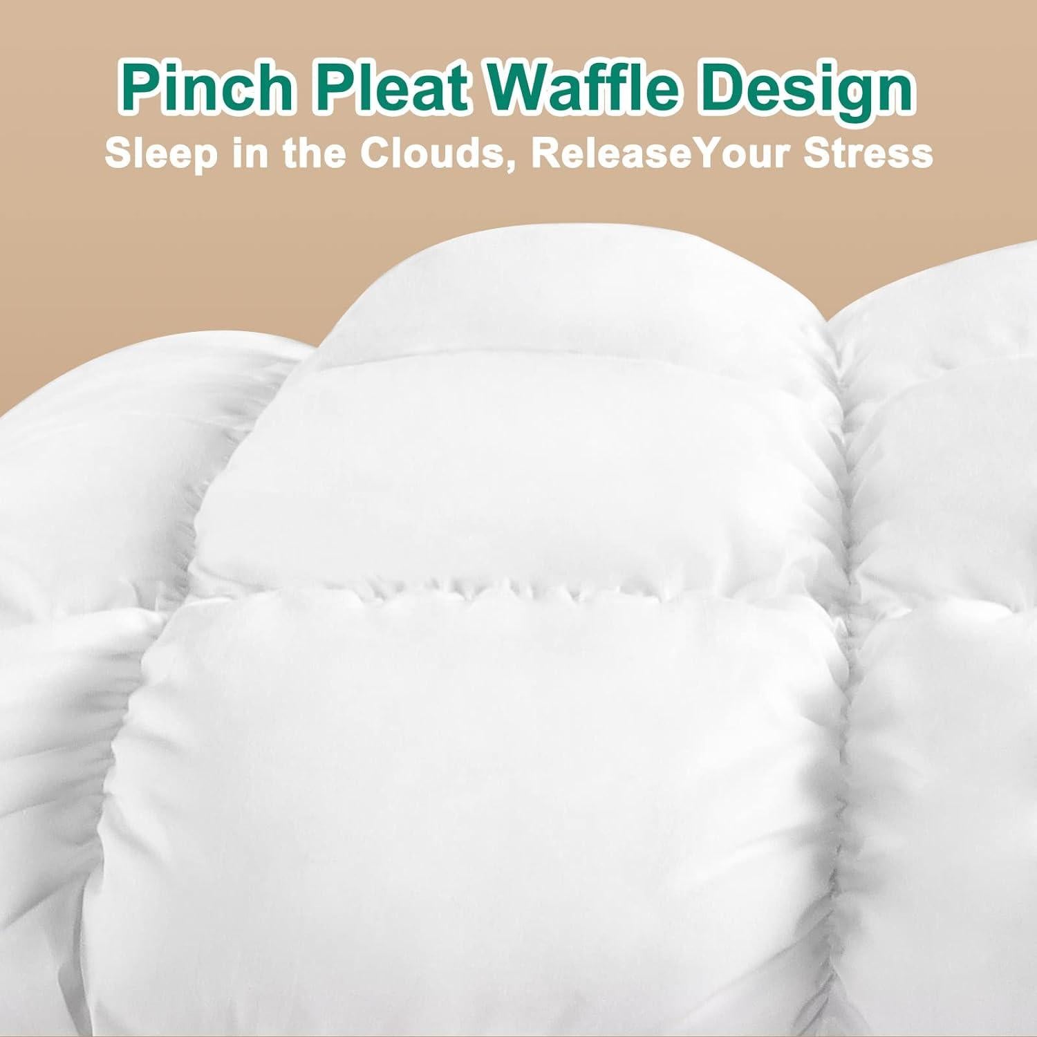 Almohada Queen TU LUNA Soporte Esponjosa Algodón Blanco