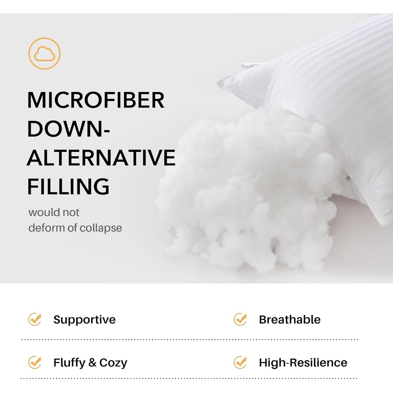 Almohada Corporal Oubonun 20x54 Pulgadas Algodón Suave