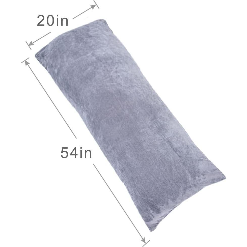 Almohada Corporal 1 MIDDLE ONE 137x51 cm Firme Gris