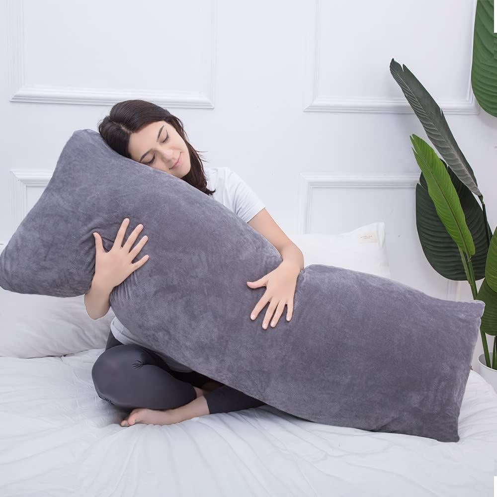 Almohada Corporal 1 MIDDLE ONE 137x51 cm Firme Gris