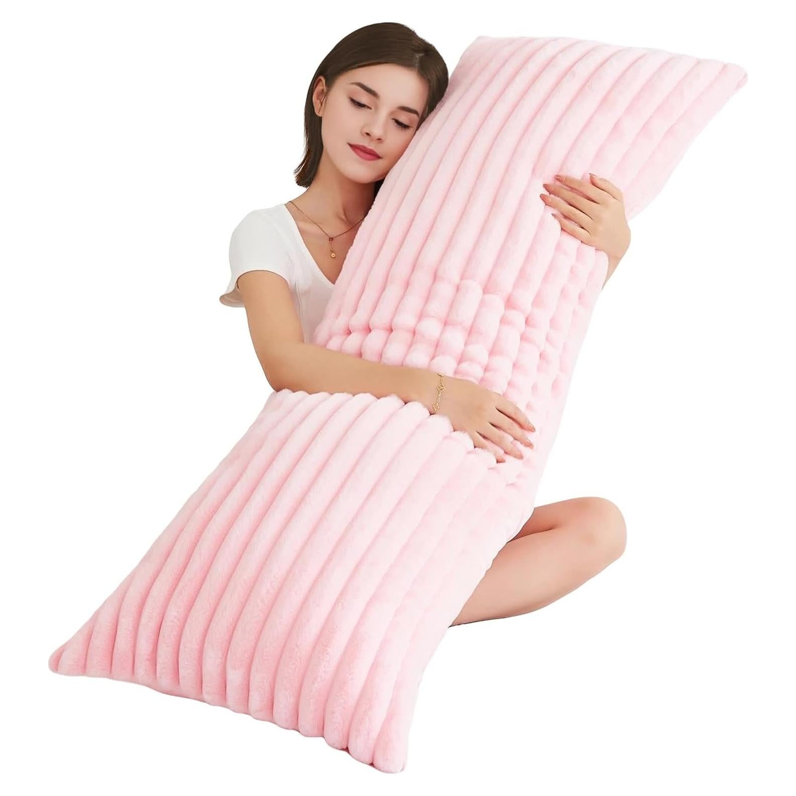 Almohada Corporal Memfydu Rosa 50,8x137,2 cm con Funda