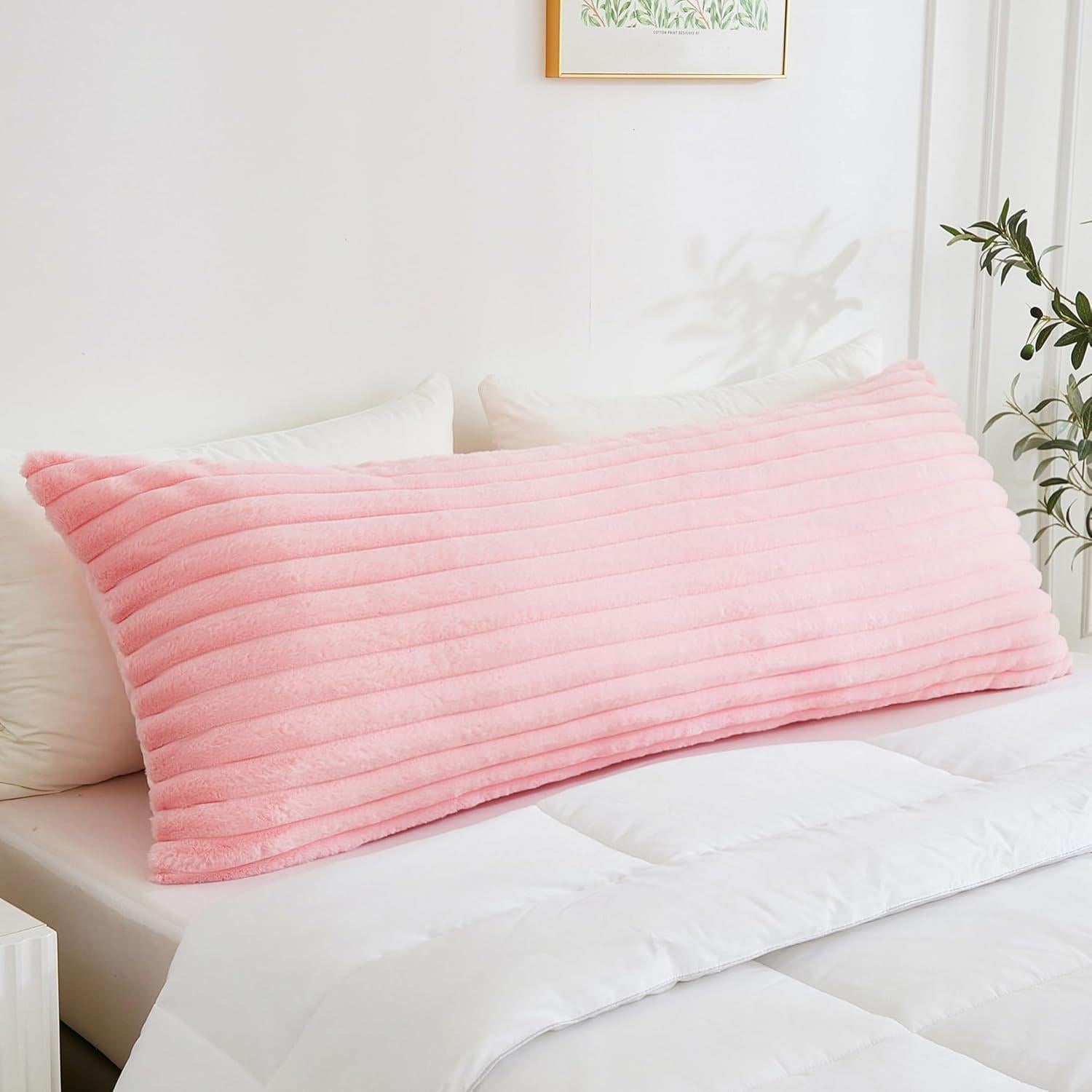 Almohada Corporal Memfydu Rosa 50,8x137,2 cm con Funda