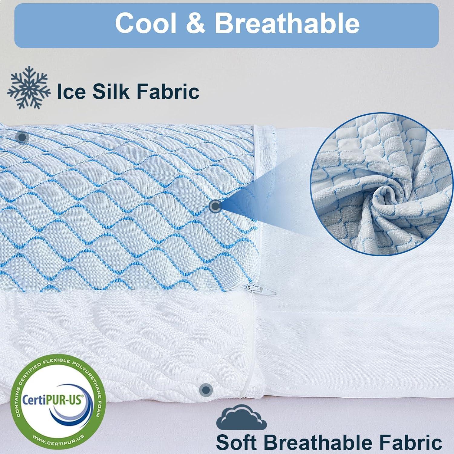 Almohada Corporal Ajustable Gehannah 50.8x136.1cm Viscoelástica