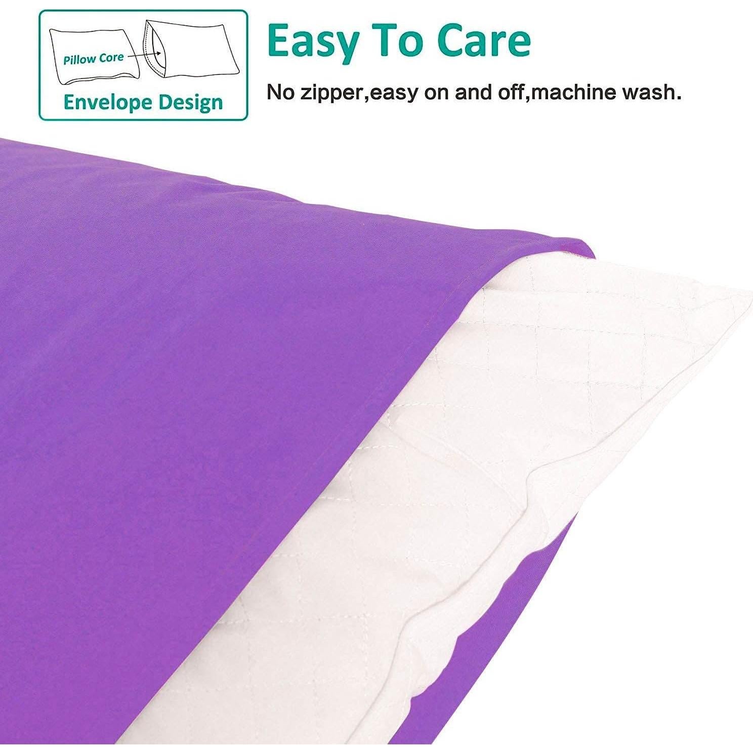 Funda de Almohada Corporal NTBAY Microfibra 20x54 Morado