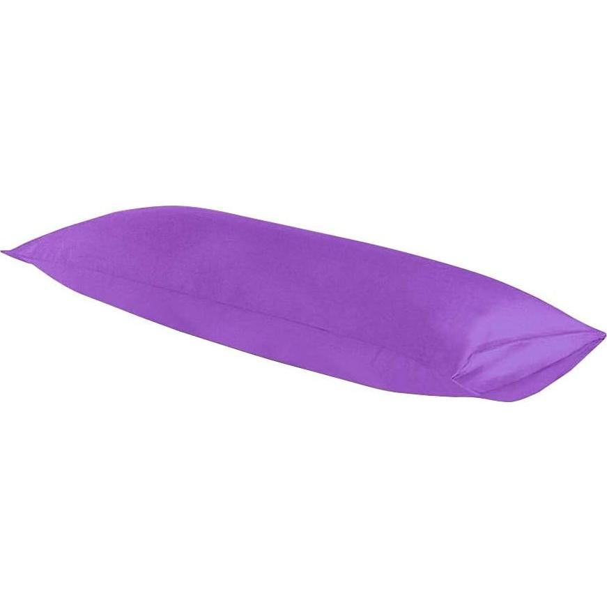Funda de Almohada Corporal NTBAY Microfibra 20x54 Morado