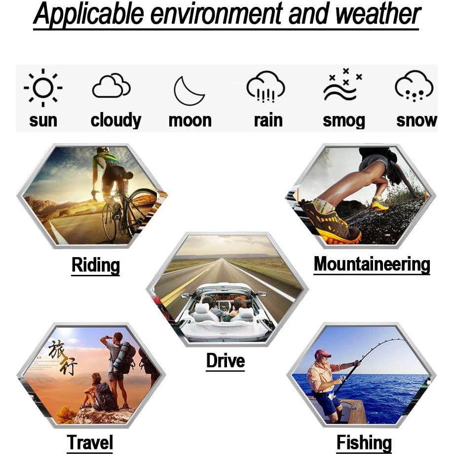 Gafas de Sol YIMI Fotoquímicas Polarizadas UV400