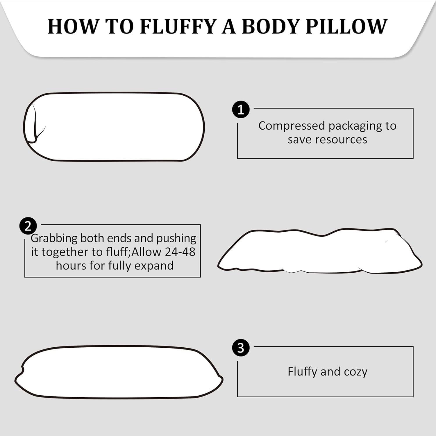 Almohada Corporal Espuma con Memoria Basic Beyond 137x51 cm