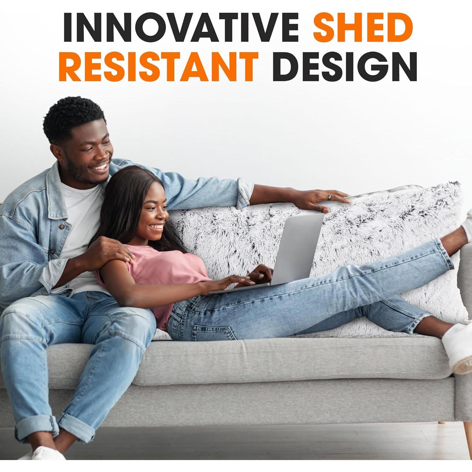 Cojín de Cuerpo Largo Cheer Collection 50x137 cm Gris