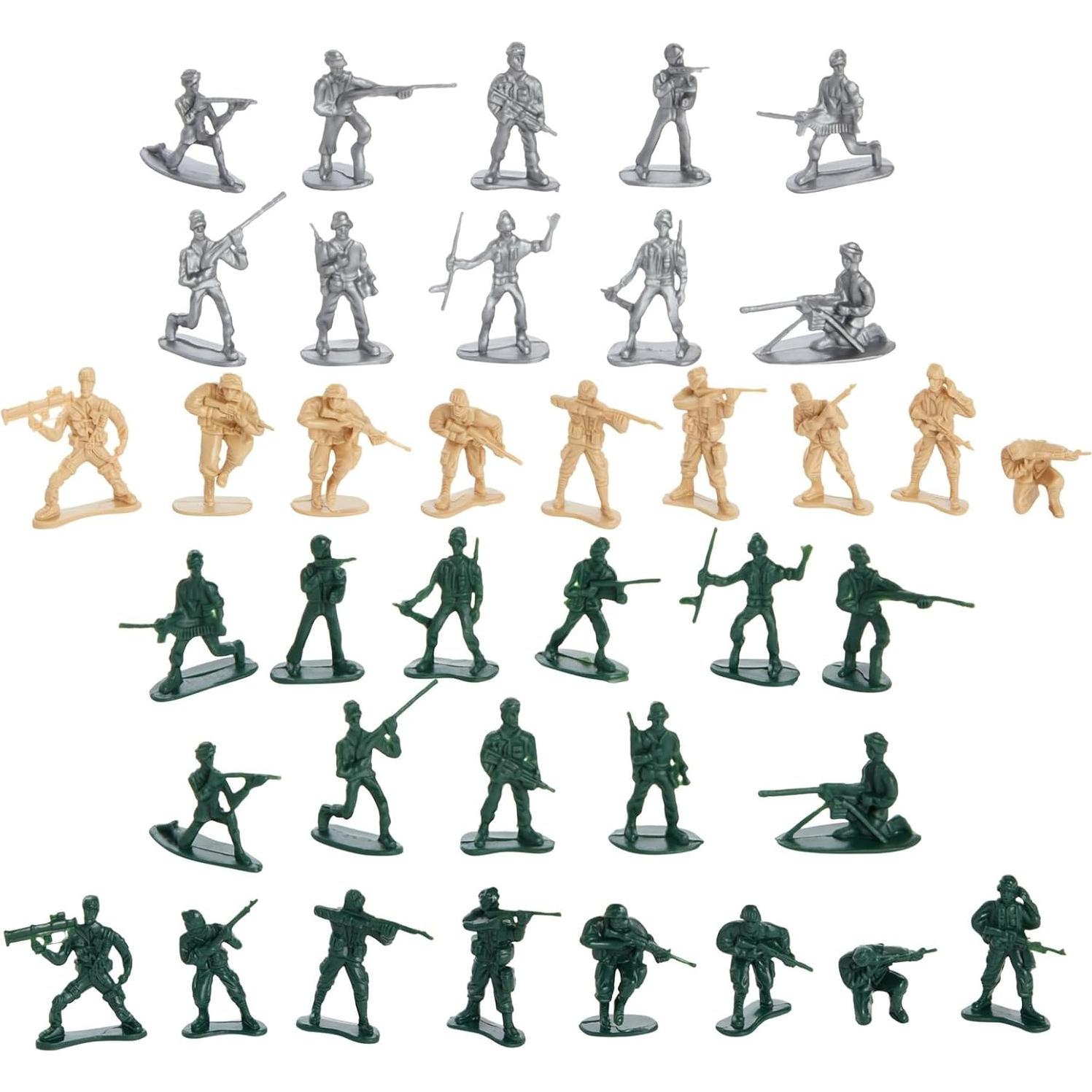 Soldados de Juguete Ejército Blue Panda 400 Piezas Accesorios