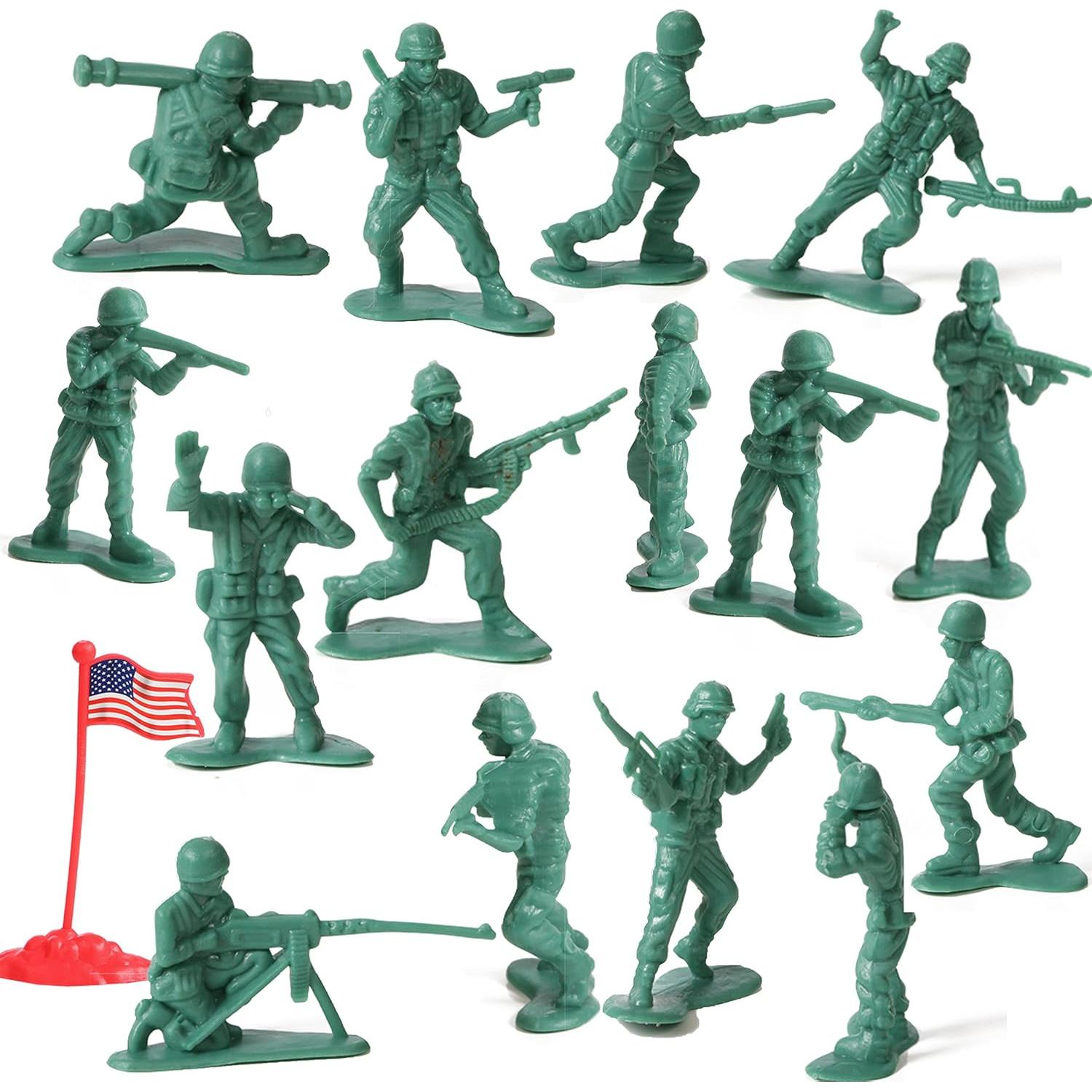 IQ Toys Conjunto Militar 300 Piezas 200 Soldados y Accesorios