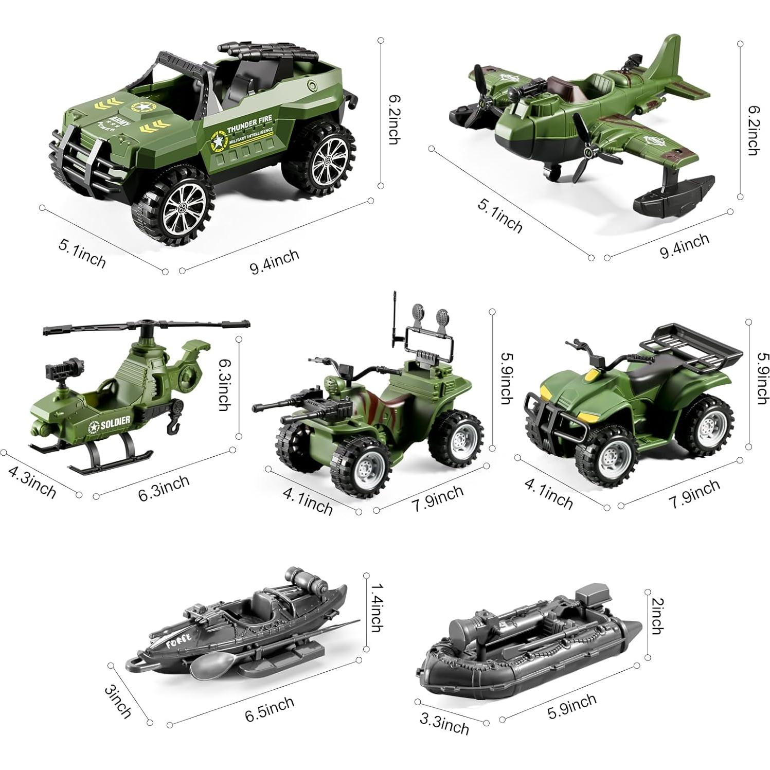Conjunto 78 en 1 Juguetes Soldados HOSPONY 1,27 kg