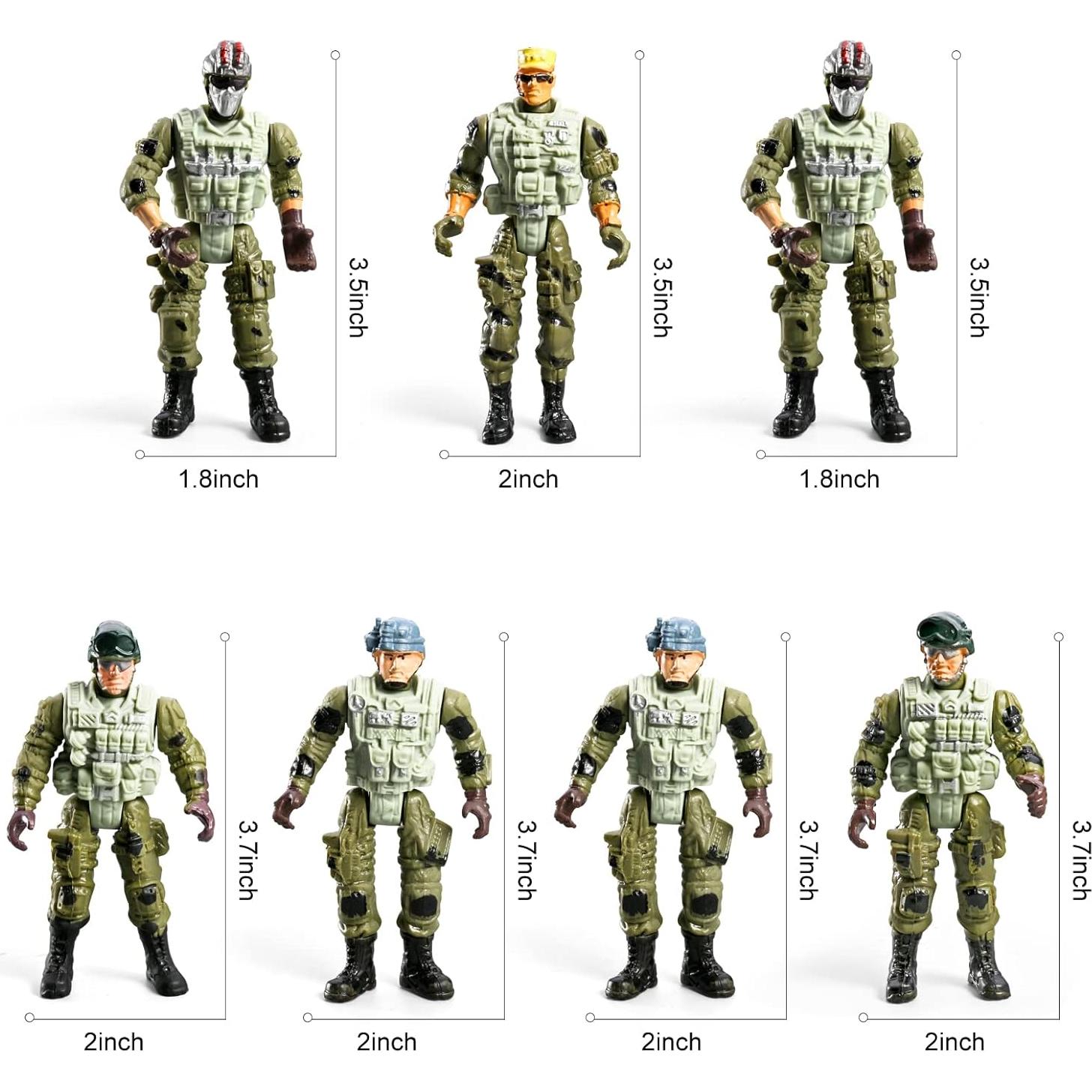 Conjunto 78 en 1 Juguetes Soldados HOSPONY 1,27 kg