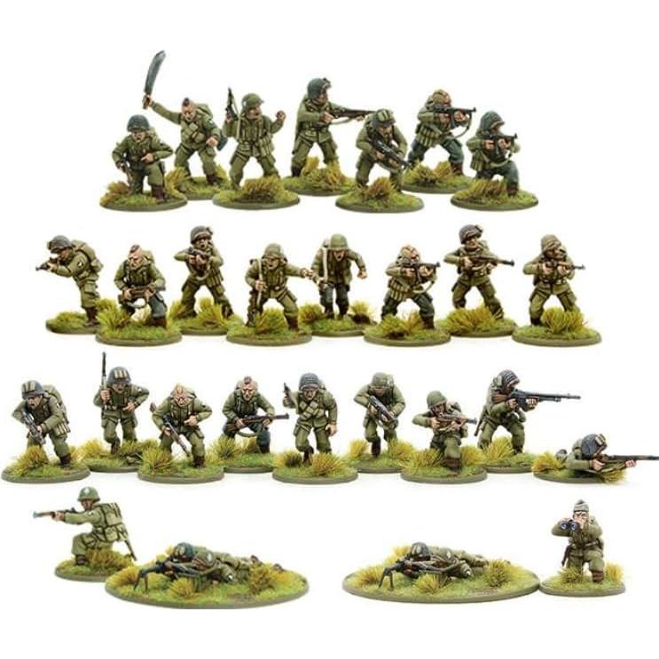 Ejército Paracaidistas EE. UU. Warlord 1:56 Miniaturas Pintables