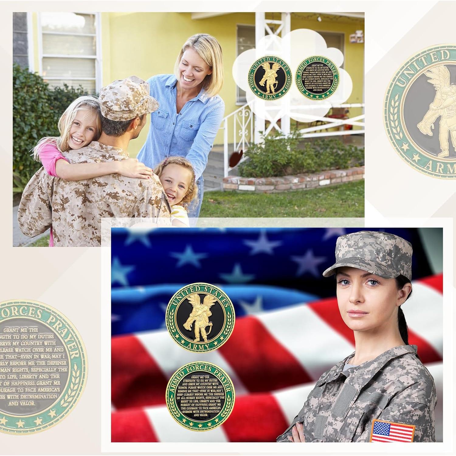 12 Monedas de Desafío del Ejército Landical - Regalo Coleccionable