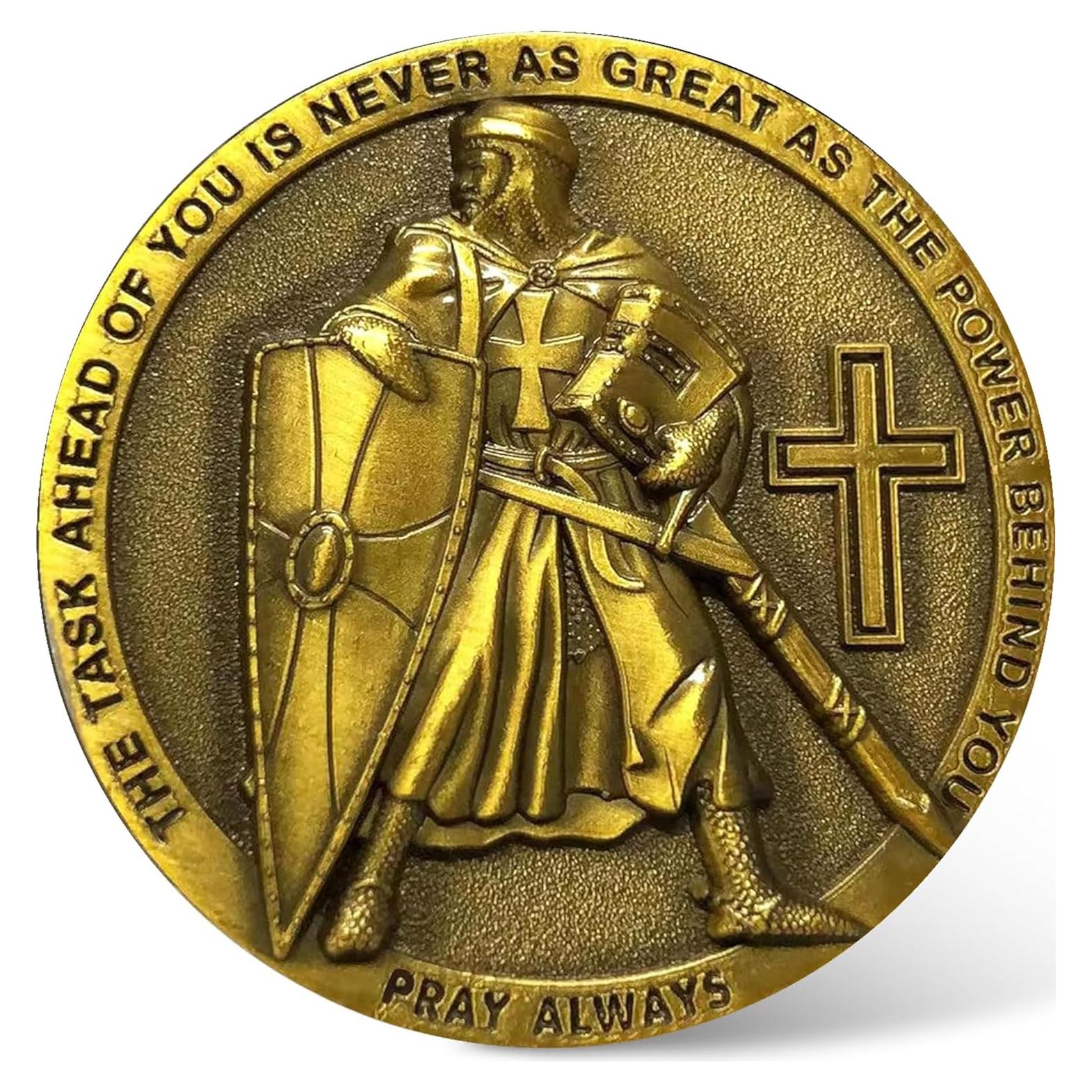 Moneda Conmemorativa Militar XIYANG 3D EPHESIOS 6:10-12