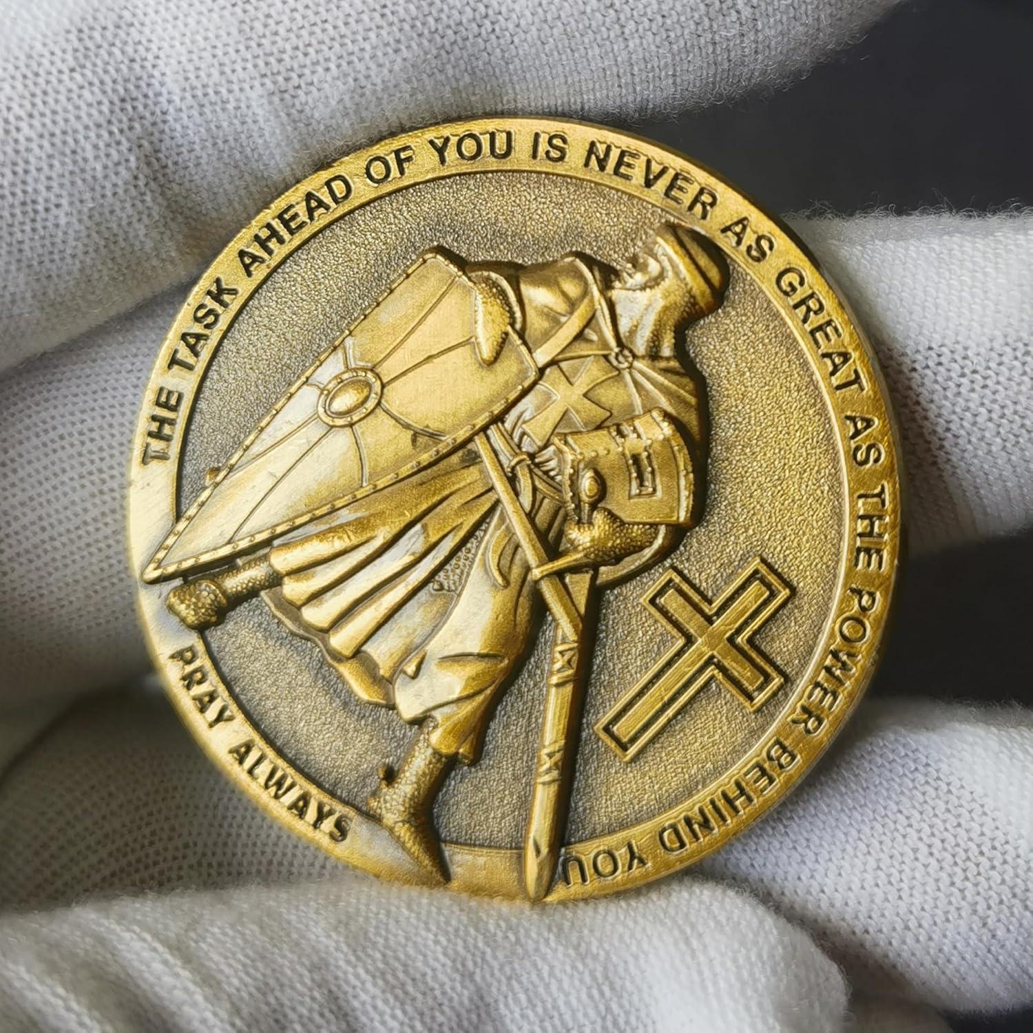 Moneda Conmemorativa Militar XIYANG 3D EPHESIOS 6:10-12