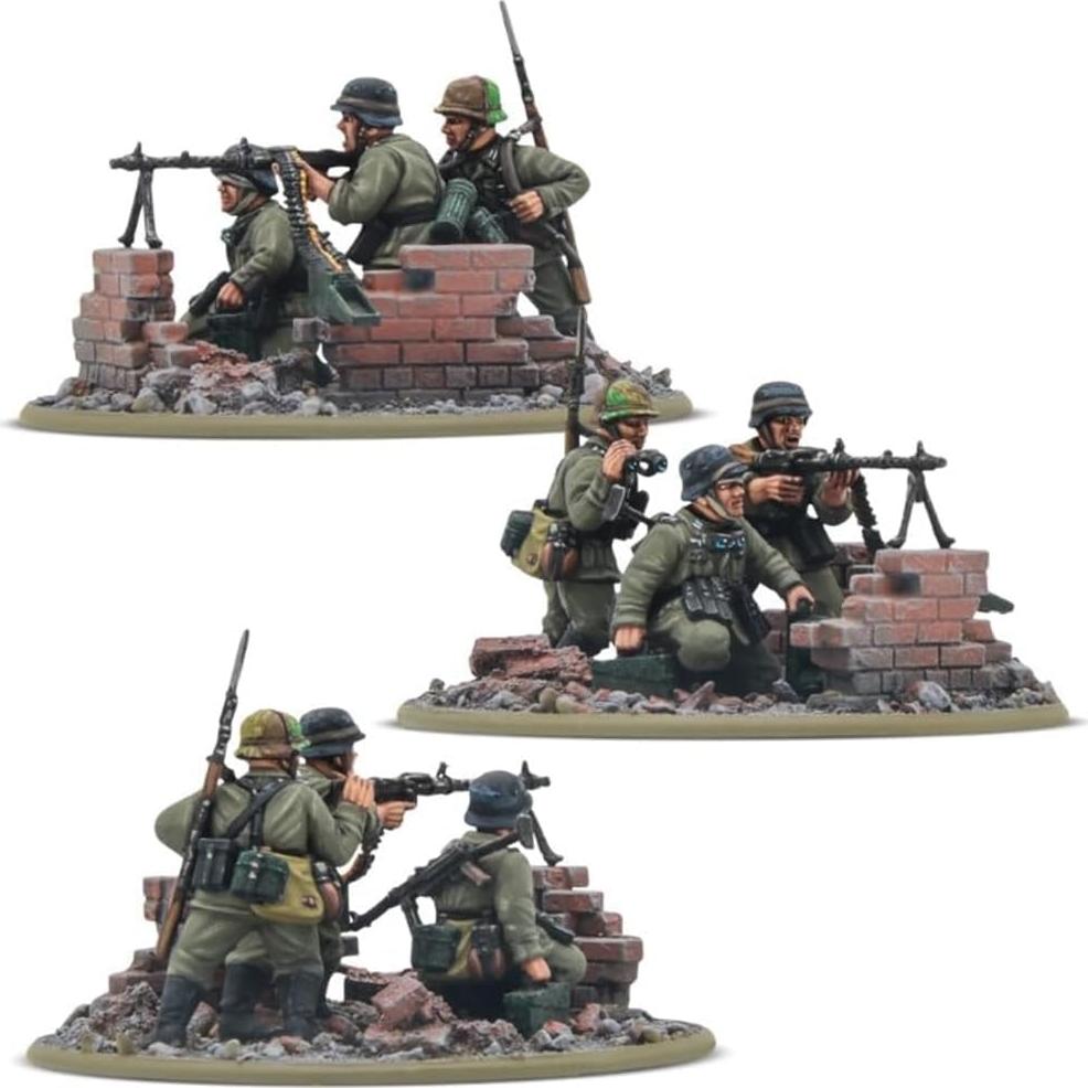 Pelotón Infantería Veterano Alemán Warlord 30 Miniaturas 28mm