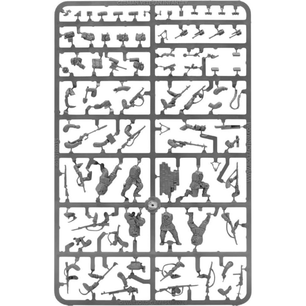 Pelotón Infantería Veterano Alemán Warlord 30 Miniaturas 28mm