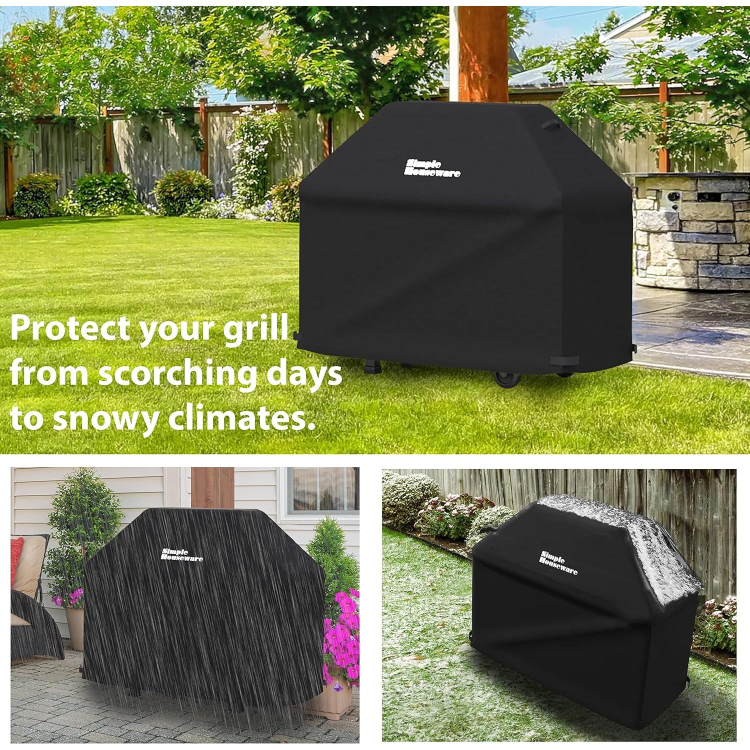 Cubierta para parrilla Simple Houseware 139,7x58,4 cm resistente
