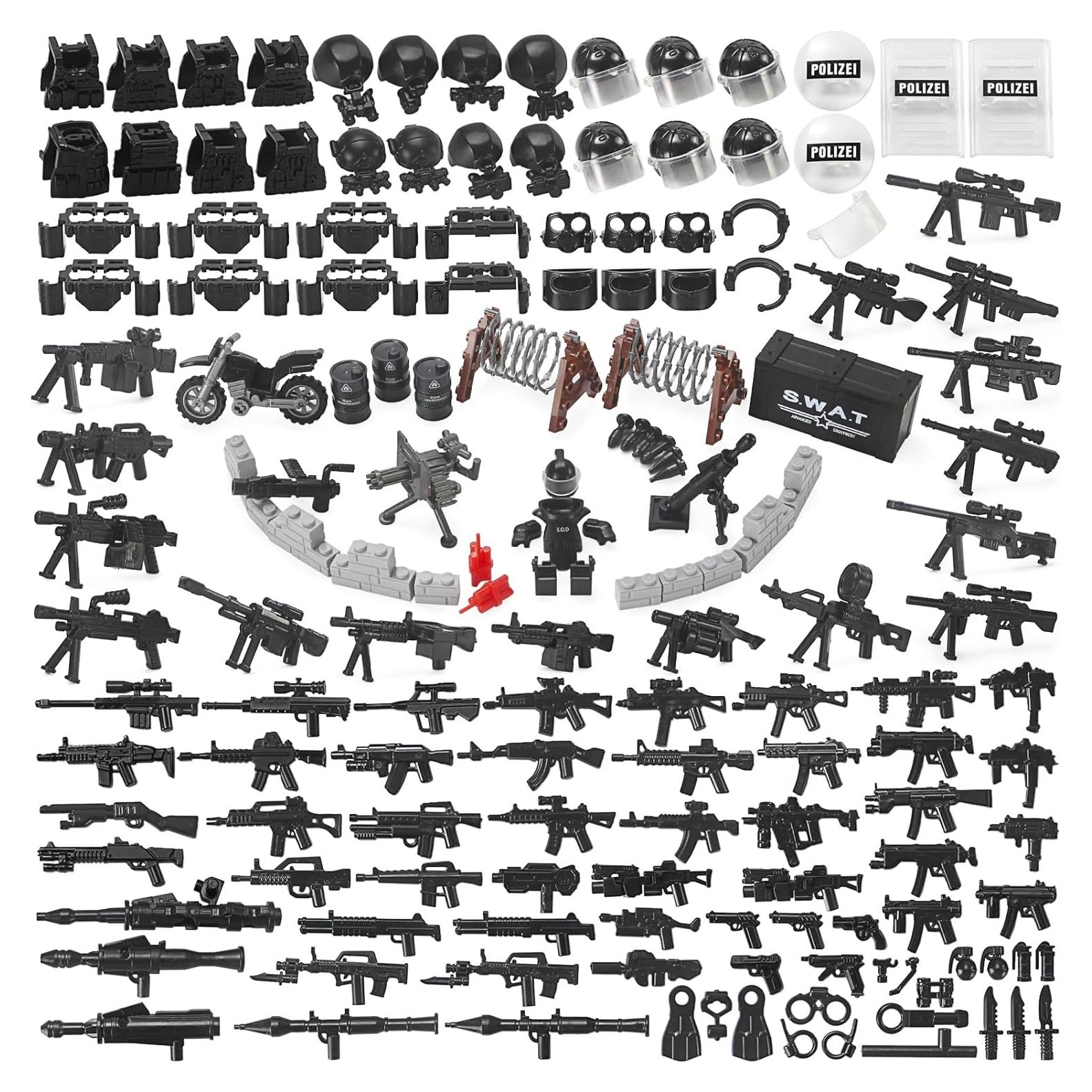 Set de Juguetes SWAT Feleph 150 Piezas Accesorios Policía