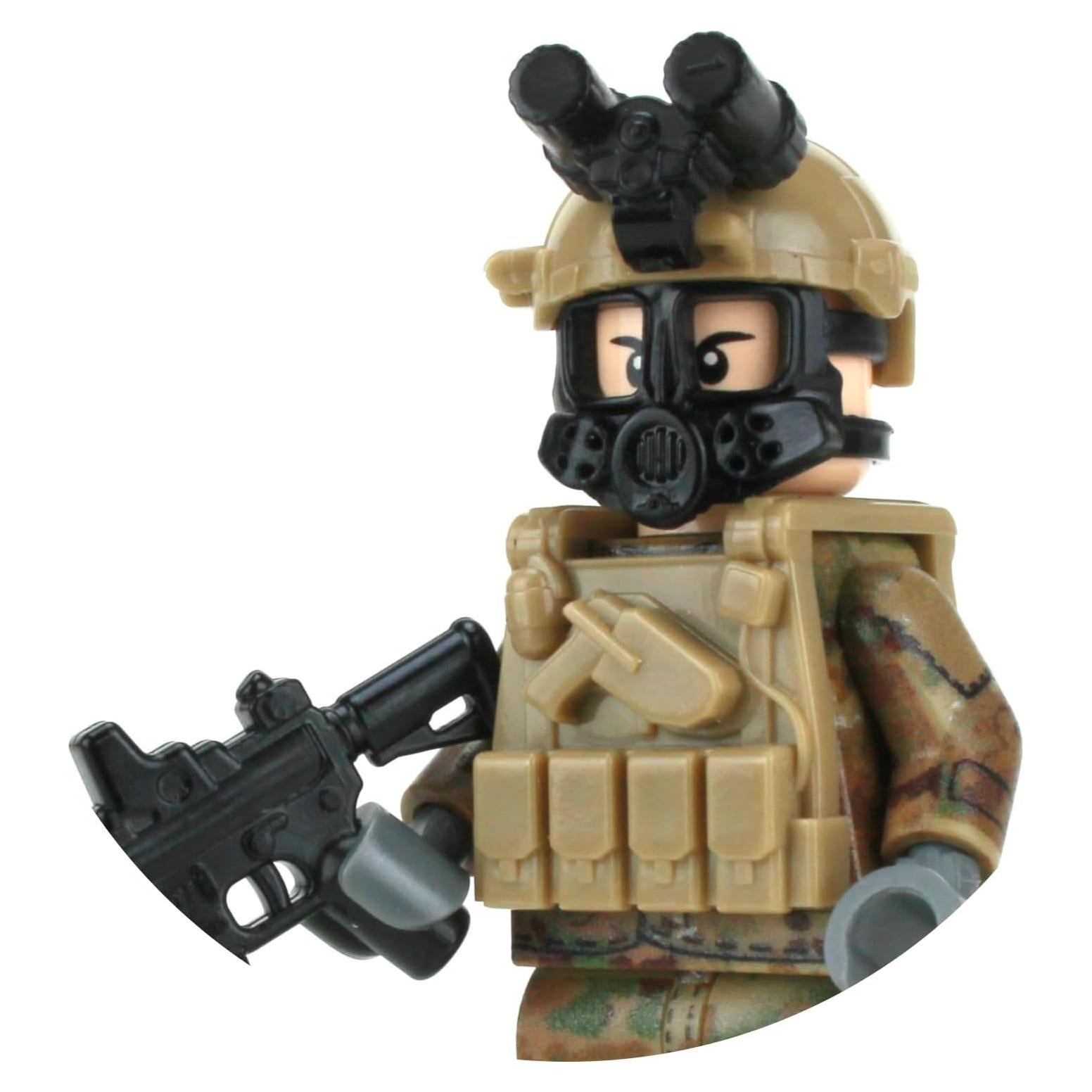 Minifigura Militar Personalizada OCP del Ejército 4 cm