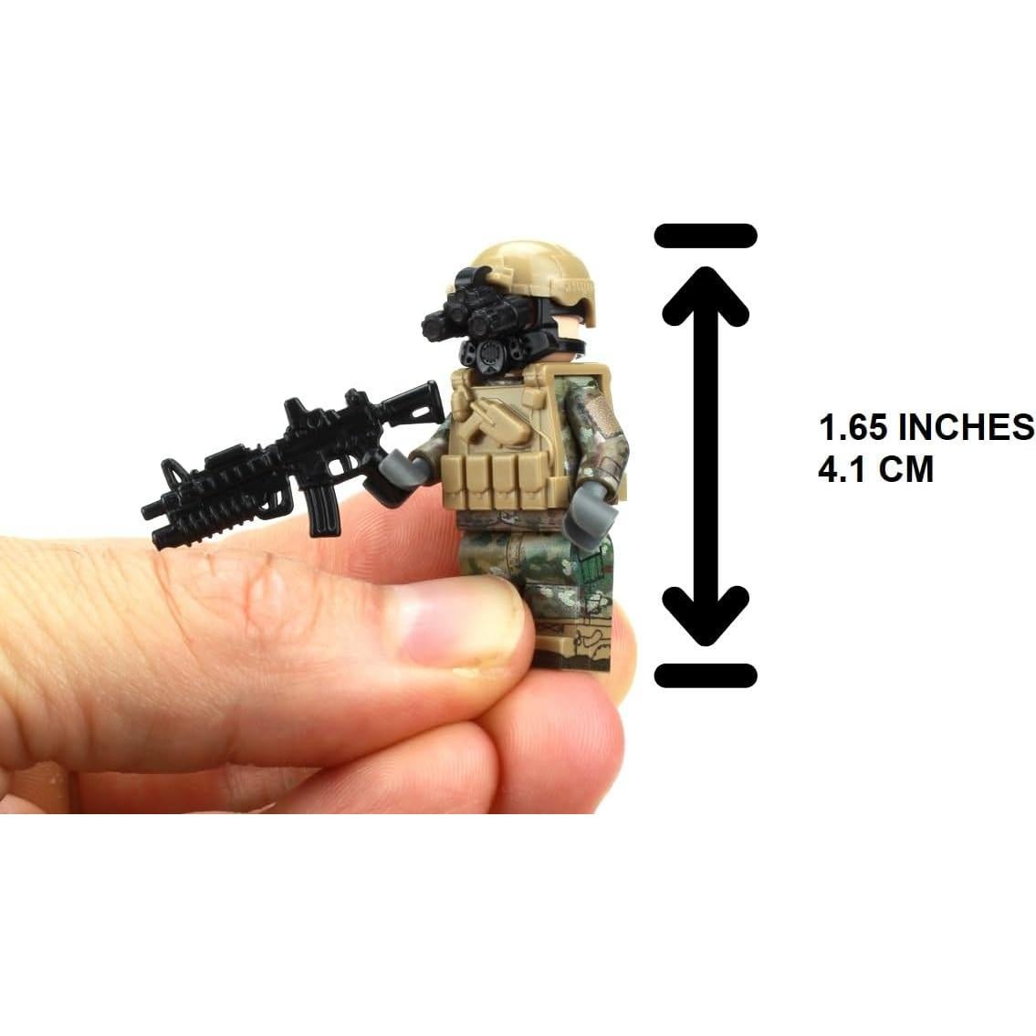 Minifigura Militar Personalizada OCP del Ejército 4 cm