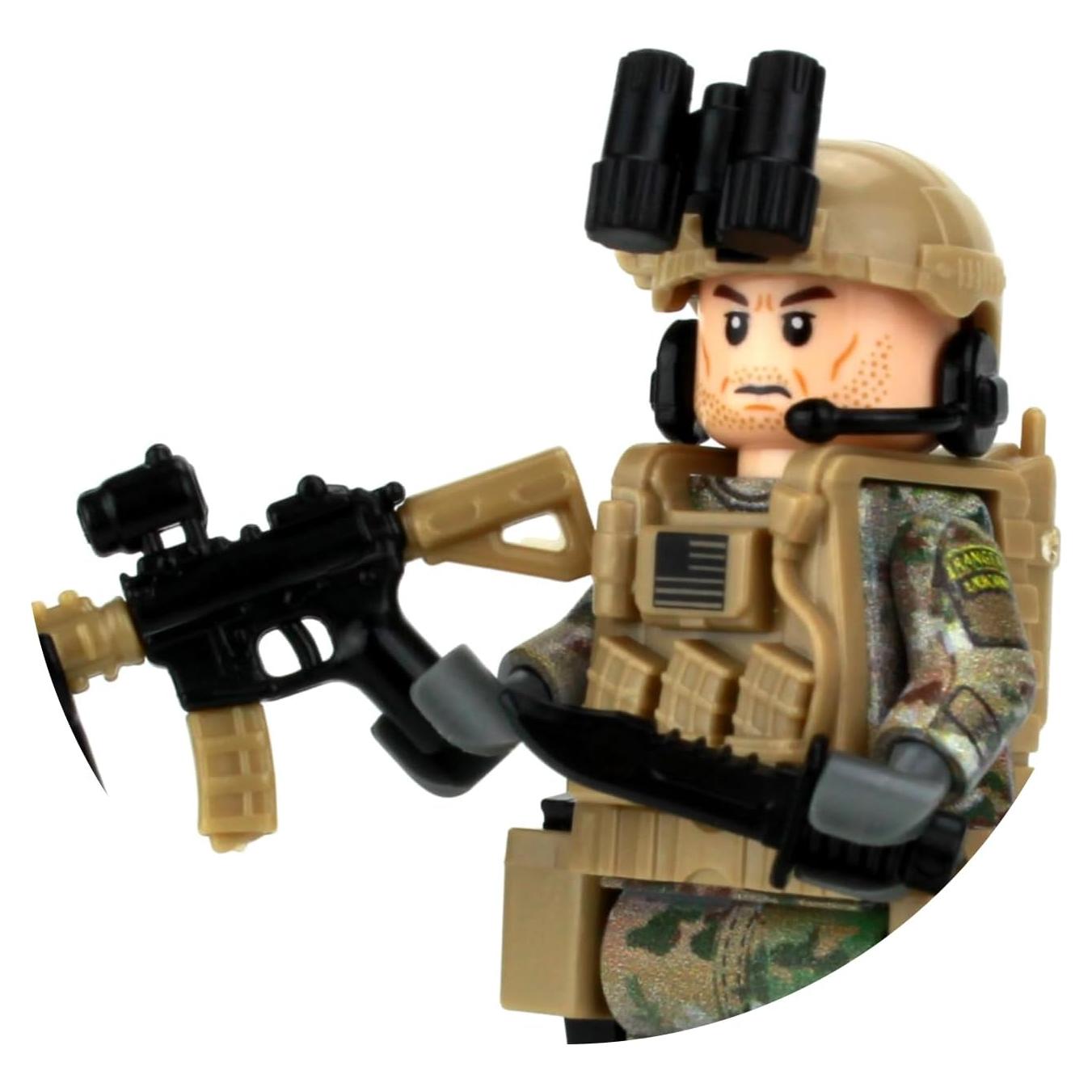 Minifigura Militar Ranger OCP Battle Brick 4,06 cm