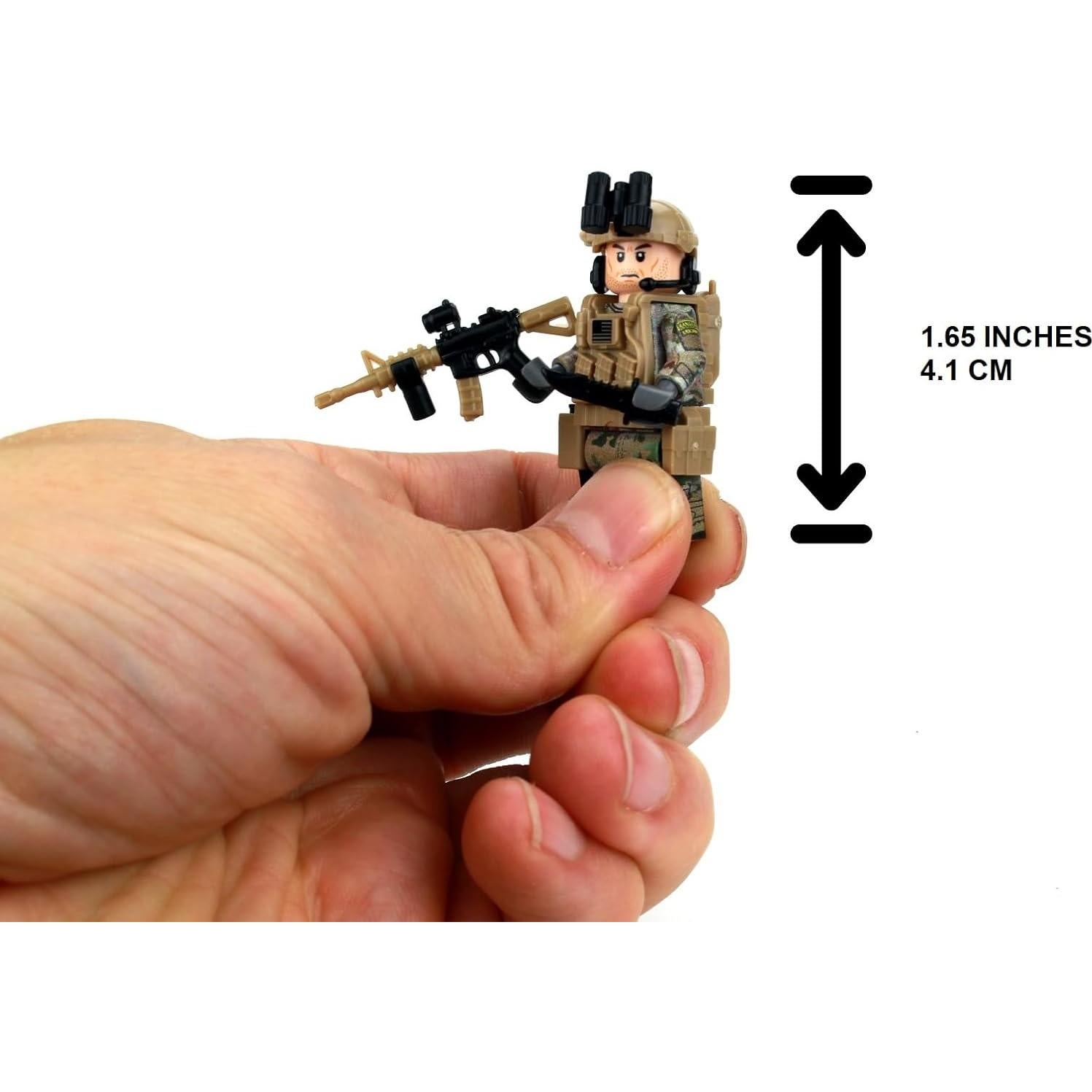 Minifigura Militar Ranger OCP Battle Brick 4,06 cm