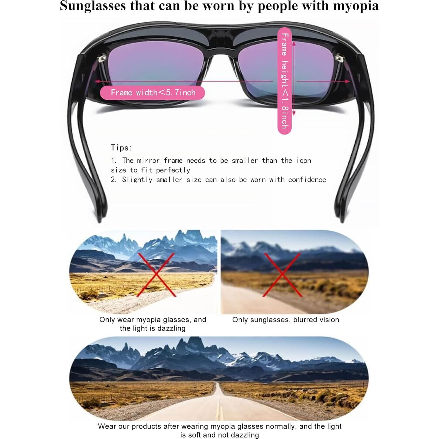 Gafas de Sol Lxnoap con Visión Nocturna y Antirreflejo