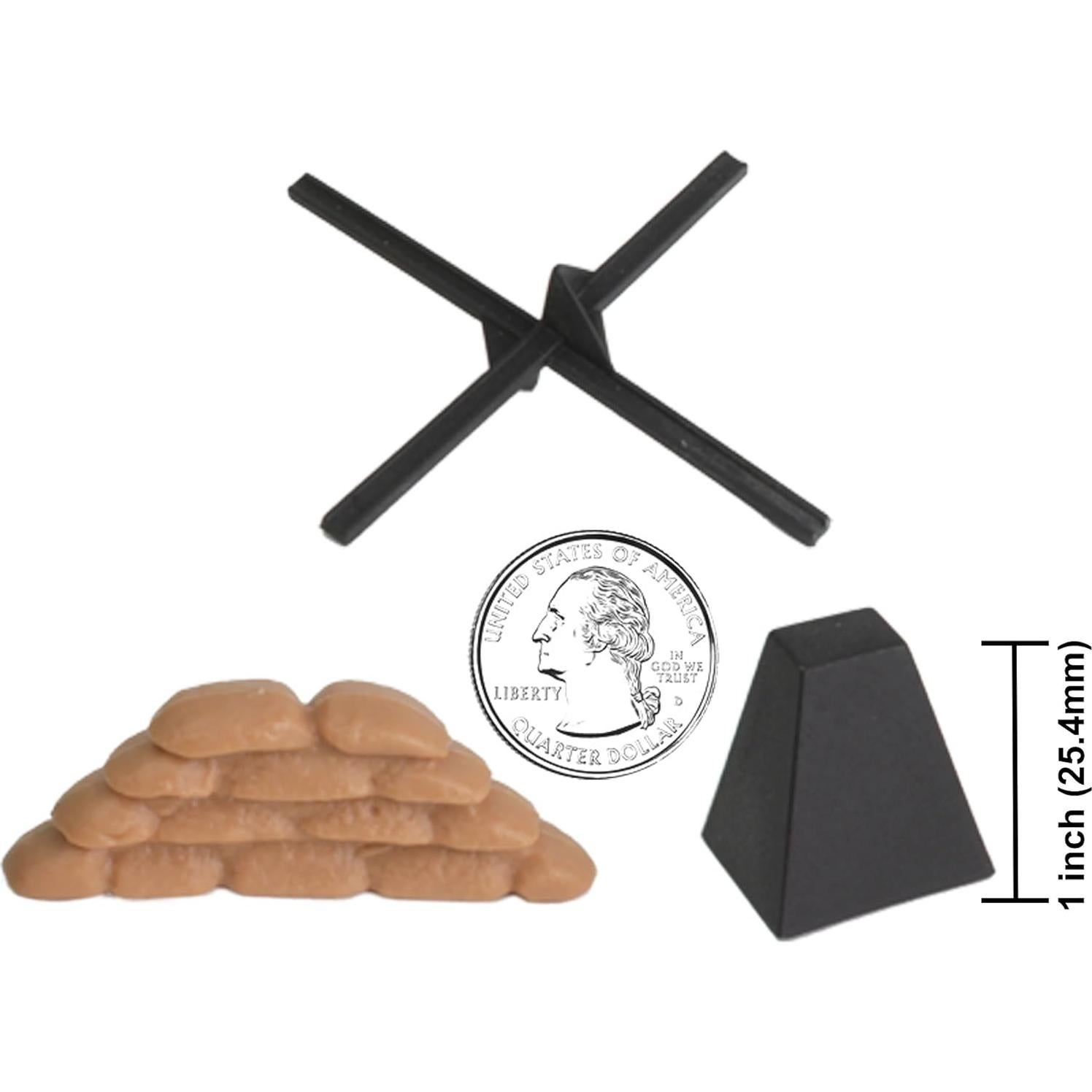 Set de Accesorios BMC Muro Atlántico WW2 21 Piezas